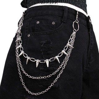 Women Bags With Wallet - ユニセックス ヒップホップ パンクロック メタル ウエストチェーン パンツキーリング