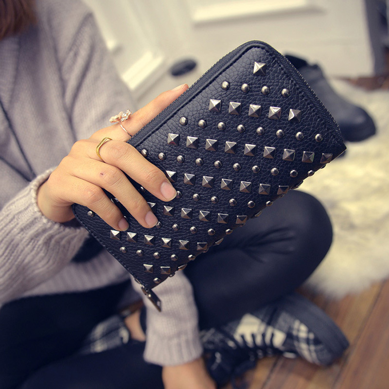 Women Bags Ck - 高級財布女性財布デザイナーリベットブランド女性女性財布ビレテラムジェールマルカスファモサス 2026 ポルトフィーユファム