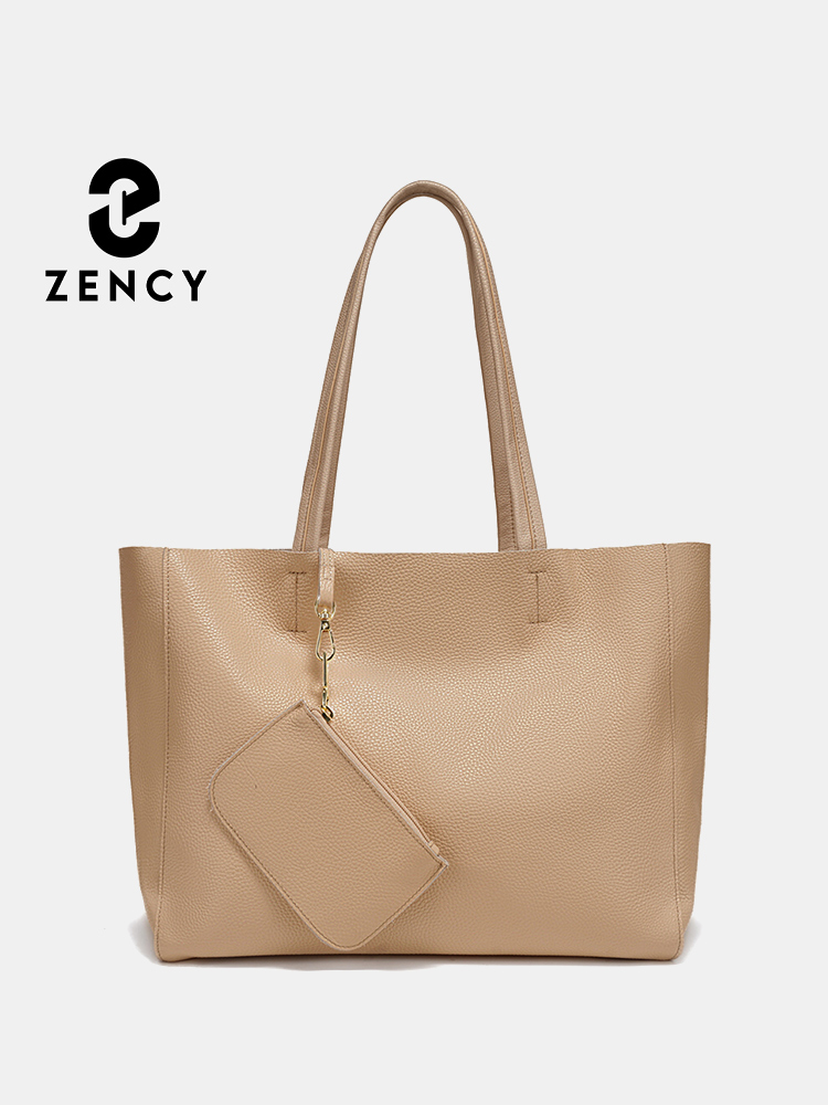 Women'S Work Bags Tote - Zency 本革製大型トートバッグ ビーチハンドバッグ 高級レディースバッグ A4ワークバッグ ショッピング