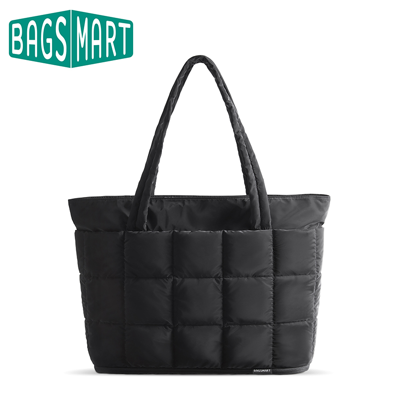 Women'S Work Bags Tote - BAGSMART トラベルトートバッグ レディース 拡張可能なジッパーキャリーオンバッグ 防水キルティングウィークエンダーバッグ ナースワーク用