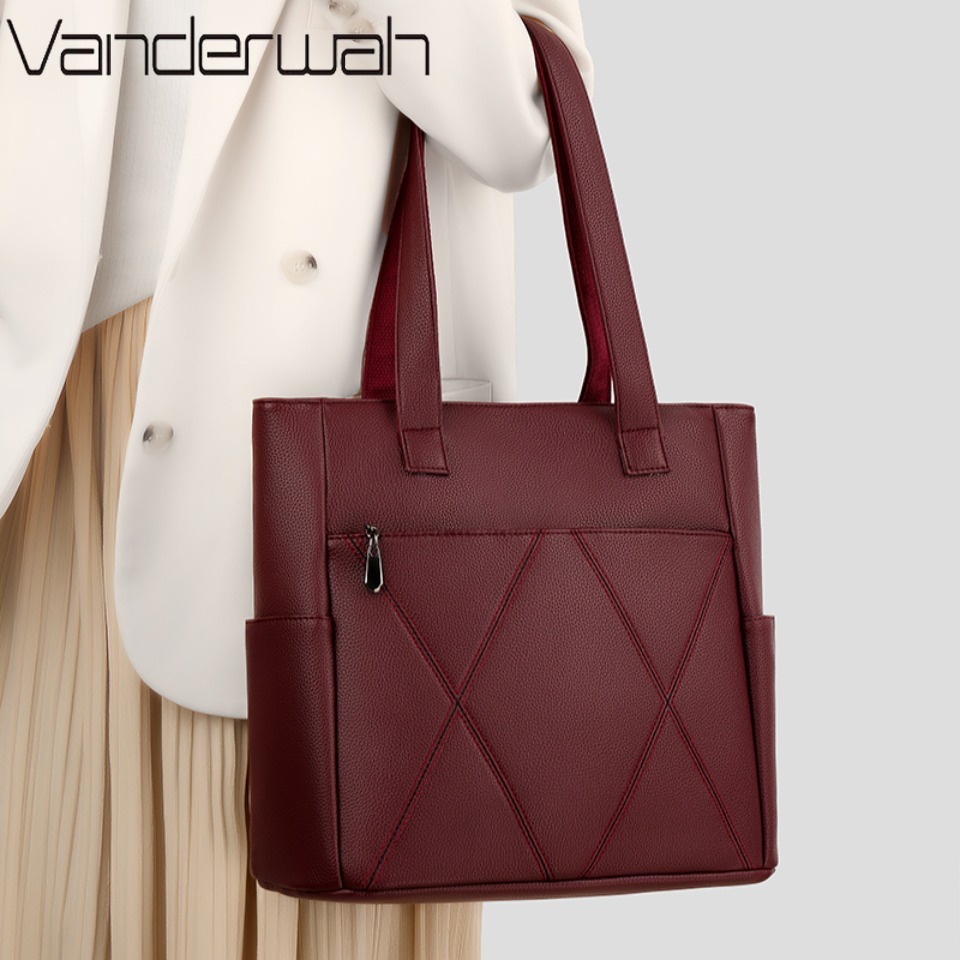 Women Bags Trend 2025 - 本革製高級カジュアルトートバッグ、ラグジュアリーハンドバッグ、レディースバッグ、デザイナーショルダー/クロスボディバッグ、2025年新作サックアマン