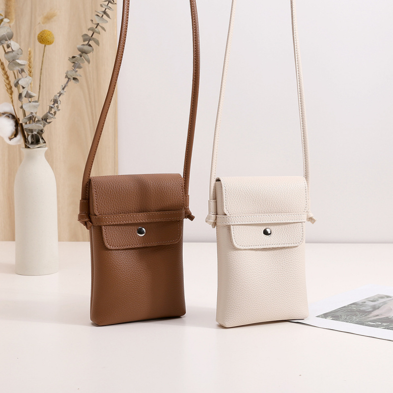 Women Bags Mini - ミニクロスボディフォンバッグ レディース 2026年 最新トレンド 縦型小型ショルダーバッグ ソフトレザー