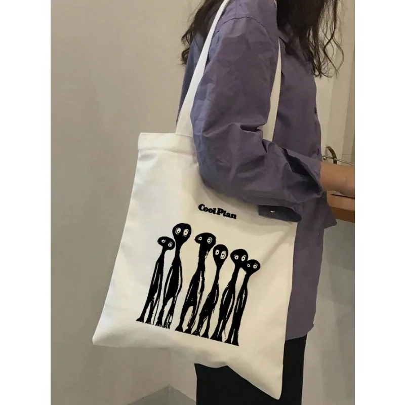 ROMWE かわいい弓模様のキャンバスショルダーバッグバレン - Women'S Work Bags Tote のレビューと価格