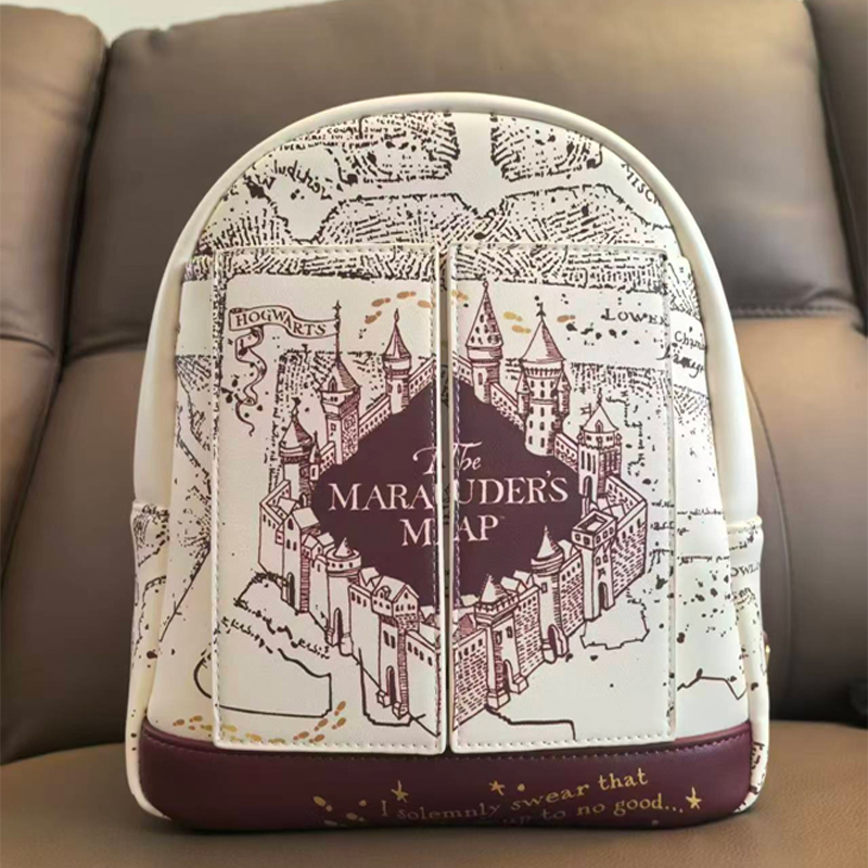 ハリー・ポッター地図柄プリントコスプレ女性用ダブルストラップ - Women Bags Mini のレビューと価格