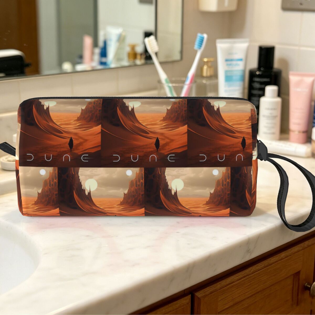 デューン 2020 ファンアートメイクアップバッグ化粧品オー - Women Bags Dune のレビューと価格