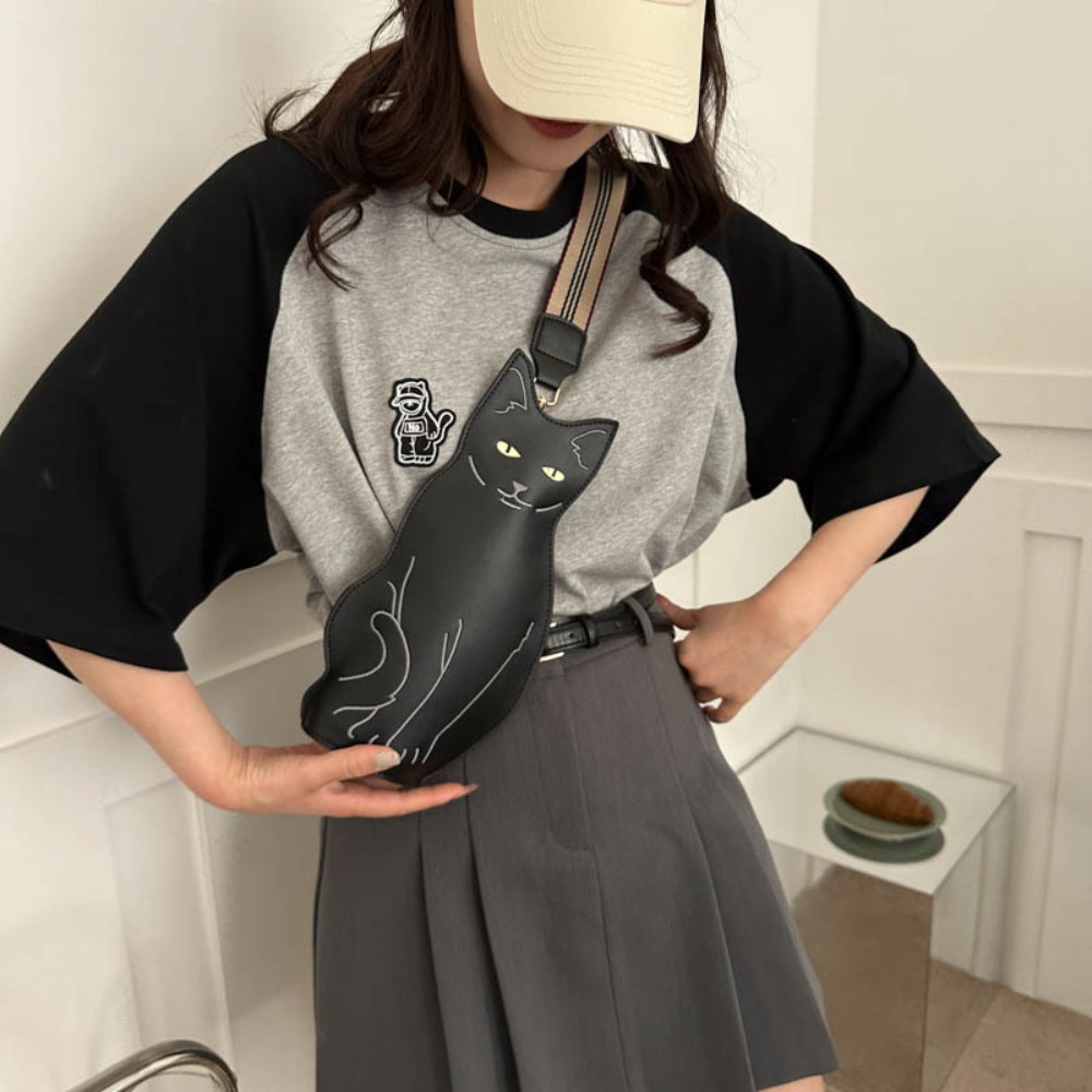 女性用キュートな猫柄ショルダーバッグ 2025 レディース  - Women Bags Trend 2025 のレビューと価格