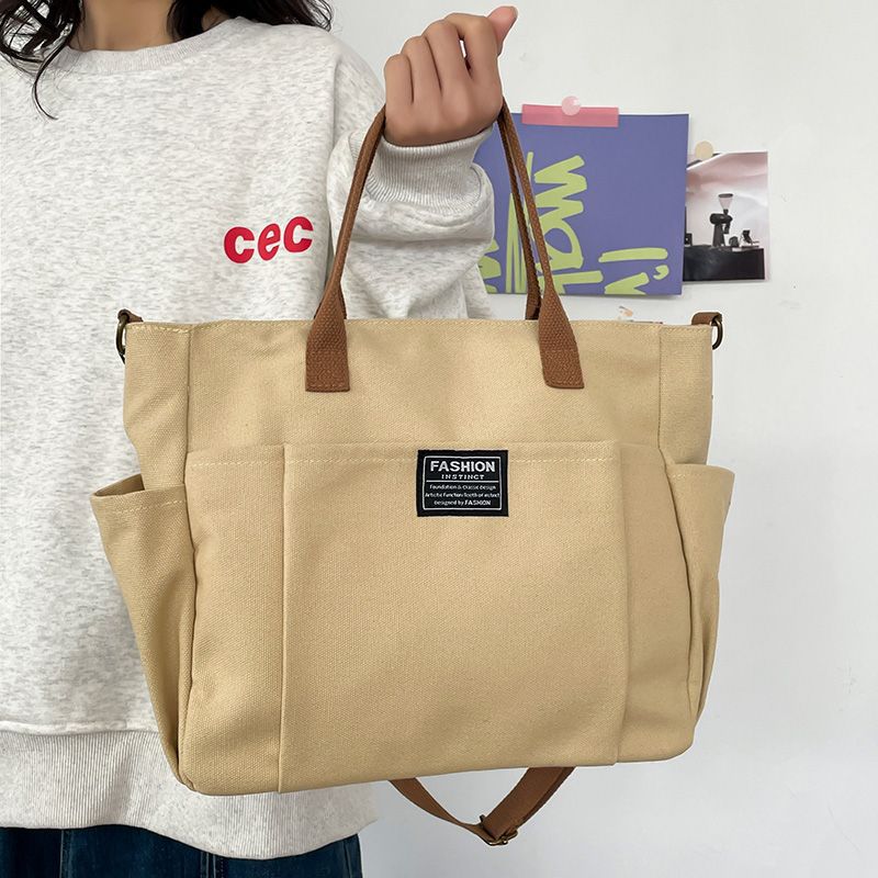 女性用大型キャンバストートバッグ、ミニマリストワークバッグ  - Women'S Work Bags Tote のレビューと価格