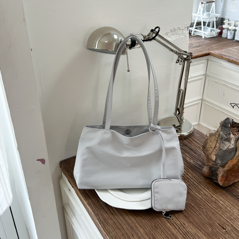 シンプルな大容量通勤ショルダーバッグ韓国カジュアルファッショ - Women Bags With Wallet のレビューと価格