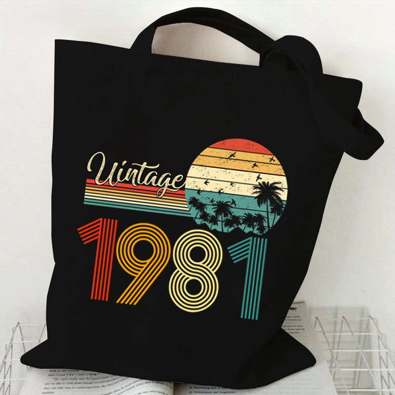 ヴィンテージキャンバスショルダーバッグ,再利用可能,折りたた - Shopper Tote Canvas のレビューと価格