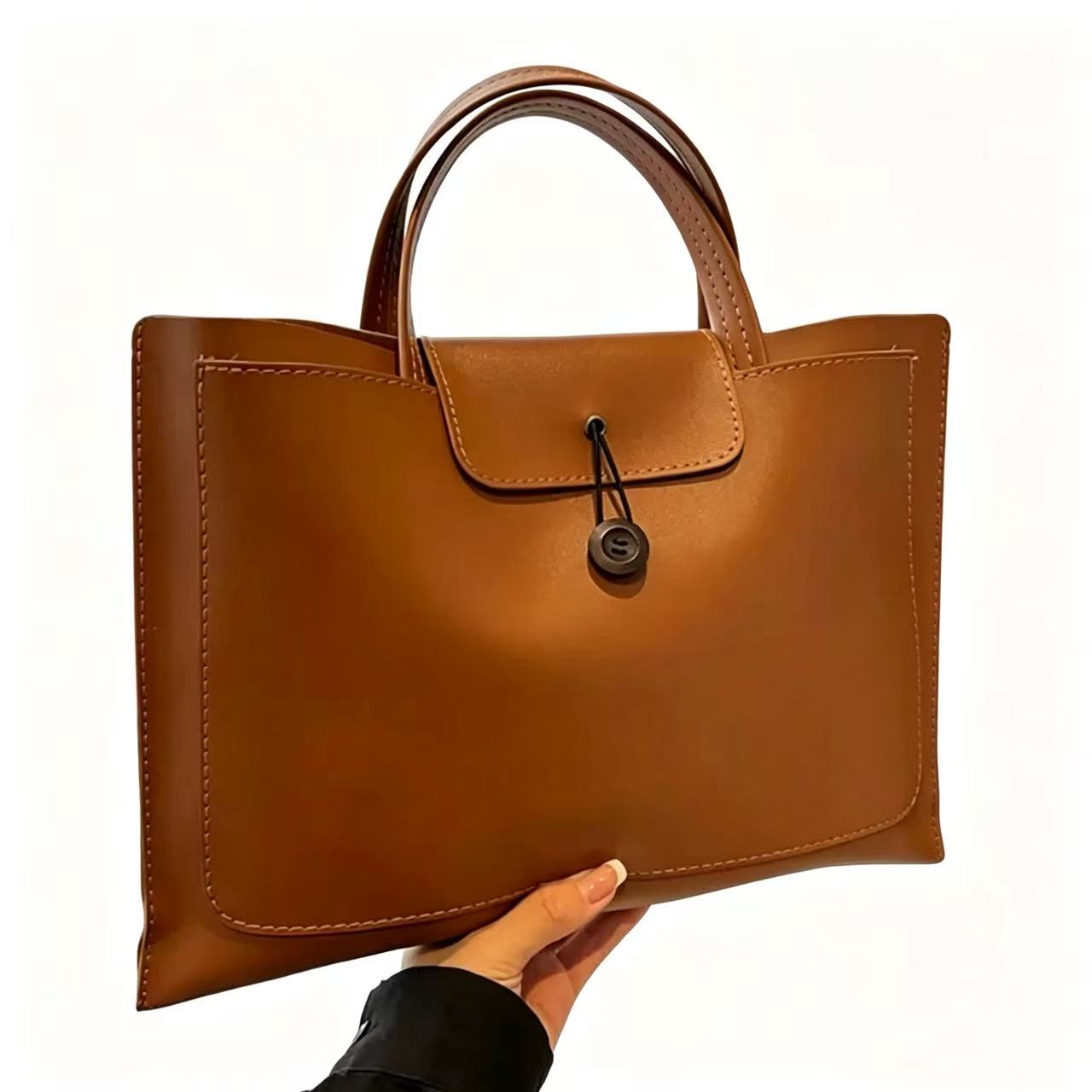 女性用カジュアル大容量PUハンドバッグ 2026年新作 ファ - Women'S Work Bags Tote のレビューと価格
