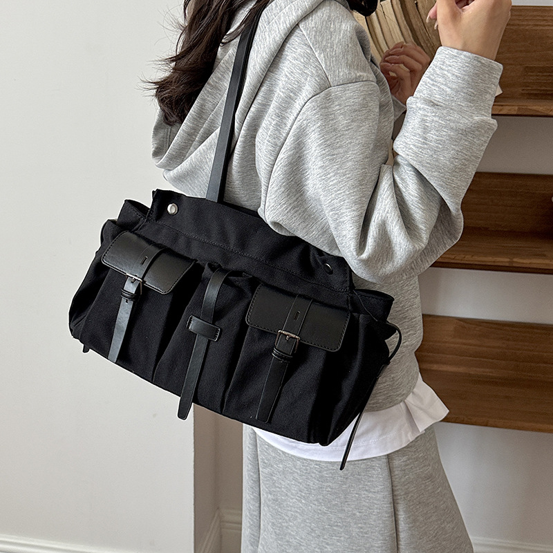 女性用キャンバスハンドバッグ ショルダーバッグ 大容量 アー - Shopper Tote Canvas のレビューと価格