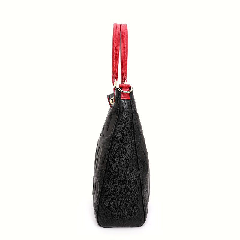 本牛革エンボスレタートートバッグ取り外し可能なクロスストラッ - Women'S Work Bags Tote のレビューと価格