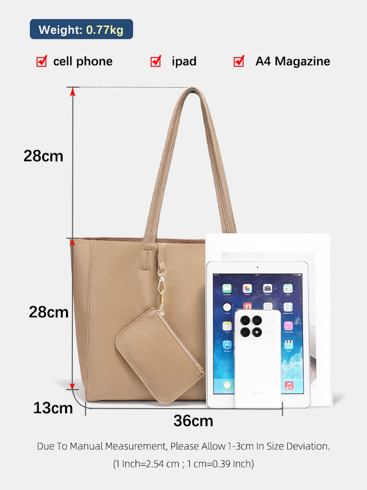 Zency 本革製大型トートバッグ ビーチハンドバッグ 高級 - Women'S Work Bags Tote のレビューと価格