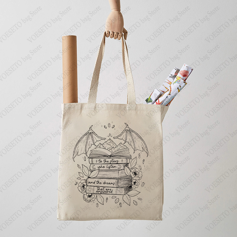 SJM ナイトコート ラグジュアリー トートバッグ 聞く星と - Shopper Tote Canvas のレビューと価格
