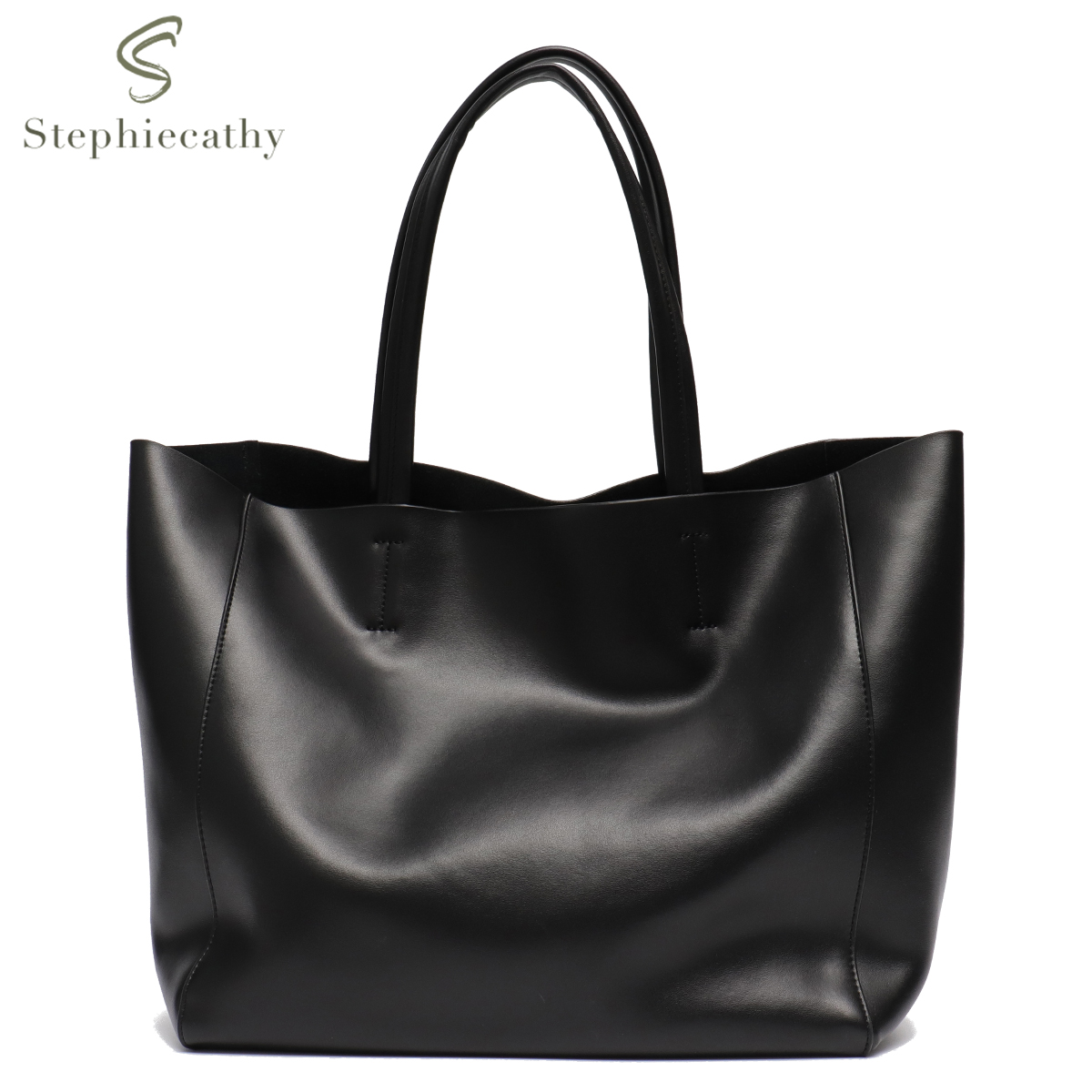 クラシック本革女性トート大容量ジップライナー財布デイリービッ - Women Bags Zip のレビューと価格