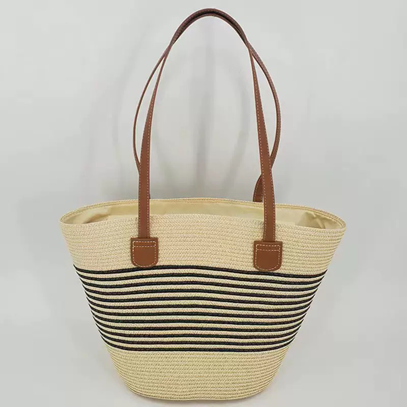 CLAREGQI レディース ストライプストロートートバッグ - Women Bags Leather のレビューと価格