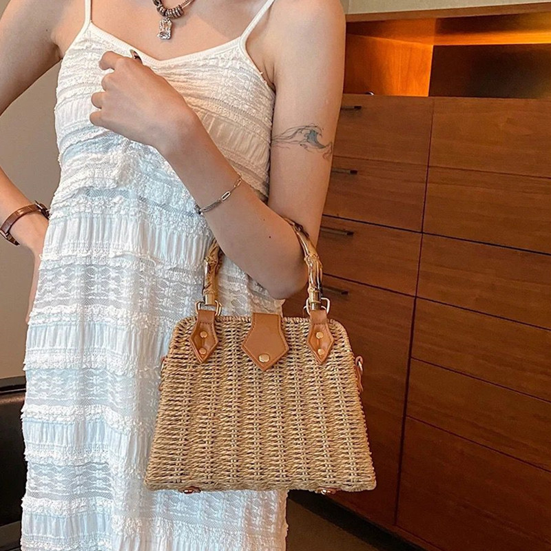 2025年ラグジュアリーデザイナーファッショナブルな竹ハンド - Women Bags Trend 2025 のレビューと価格