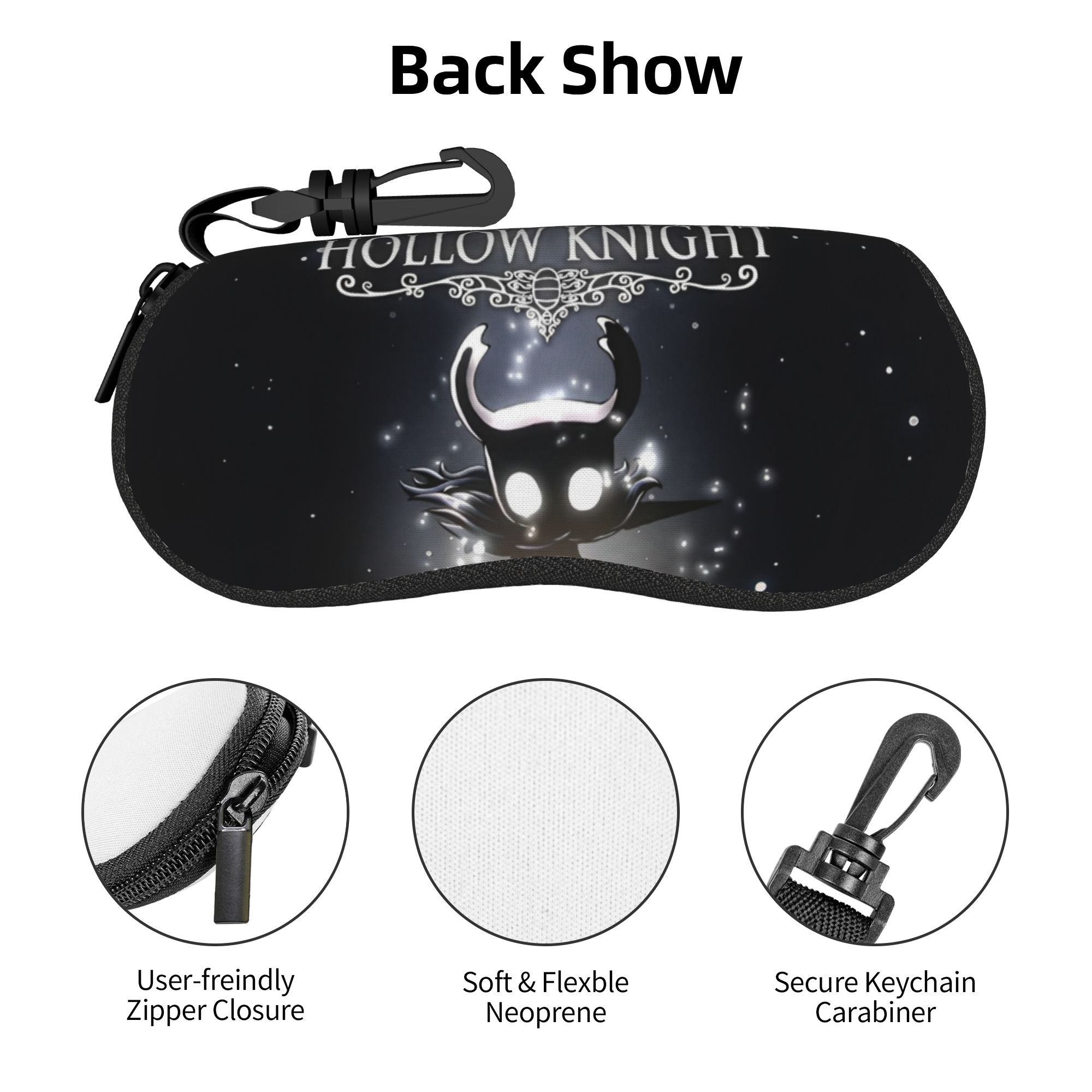 ホロウナイトメガネケースゲーム面白い漫画ジップサングラスポー - Women Bags Zip のレビューと価格