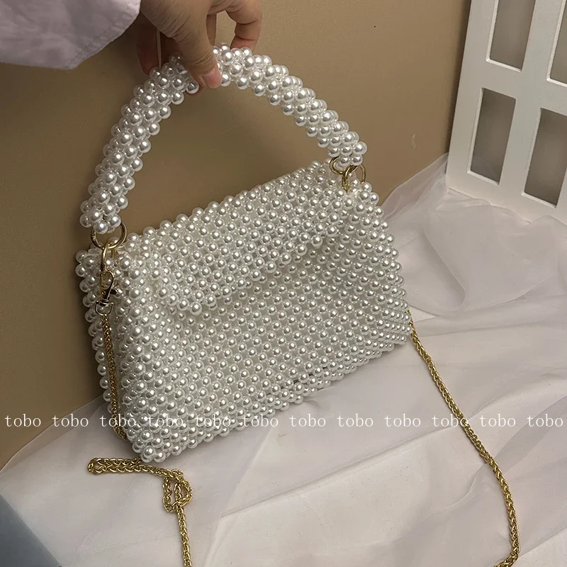 女性のための真珠の財布,透かし彫りのトートバッグ,レトロ,イ - Women Bags With Wallet のレビューと価格
