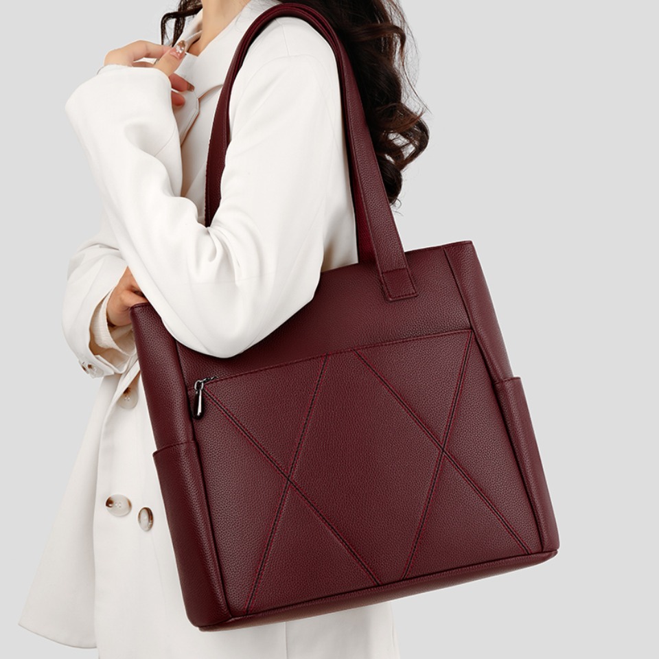 本革製高級カジュアルトートバッグ、ラグジュアリーハンドバッグ - Women Bags Trend 2025 のレビューと価格