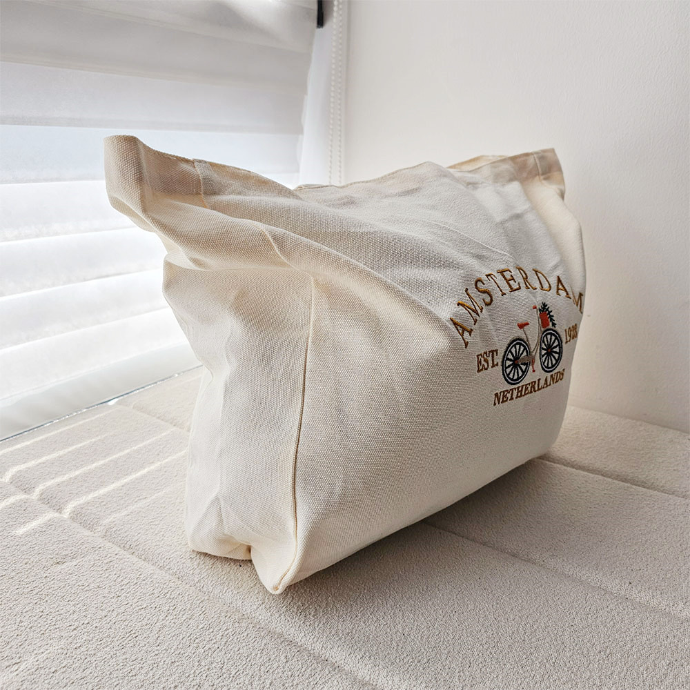 女性のための刺繍されたキャンバスのトートバッグ,ヴィンテージ - Women Bags Ck のレビューと価格