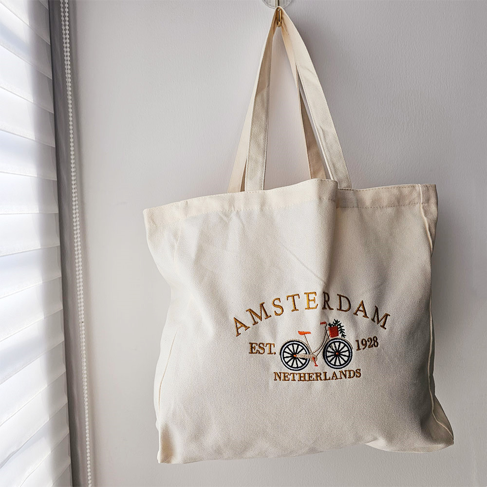 女性のための刺繍されたキャンバスのトートバッグ,ヴィンテージ - Women Bags Ck のレビューと価格